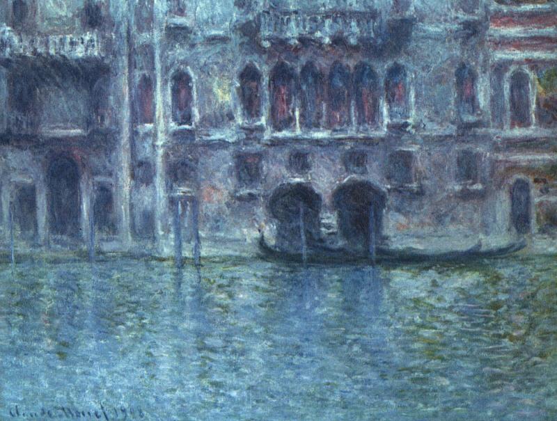 Claude Monet Palazzo de Mula, Venice Spain oil painting art